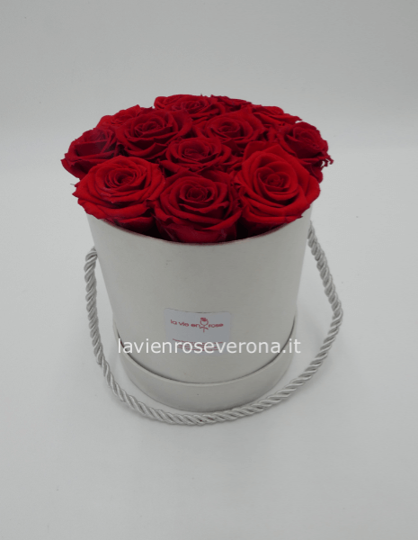 Scatole di rose stabilizzate